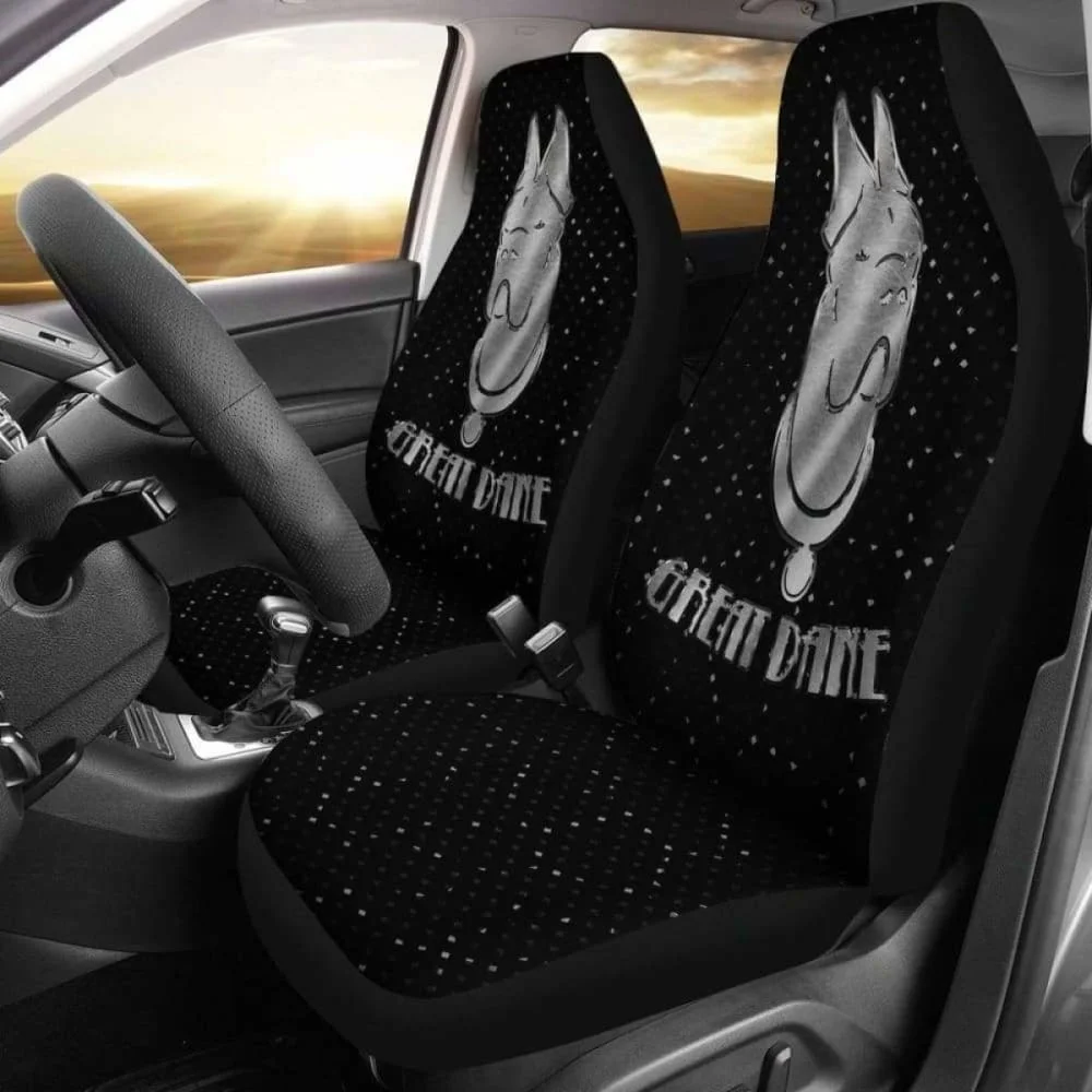 

Great Dane Car Seat Cover Amazing 202 ,Pack of 2 Universal Front Seat Protective Cover