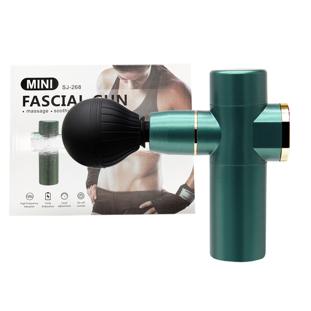 Muscle Massage Gun Electric Massager Mini Fascia Gun Pistol For Body Neck Back Vibration Slimming Relaxation Pain Relief