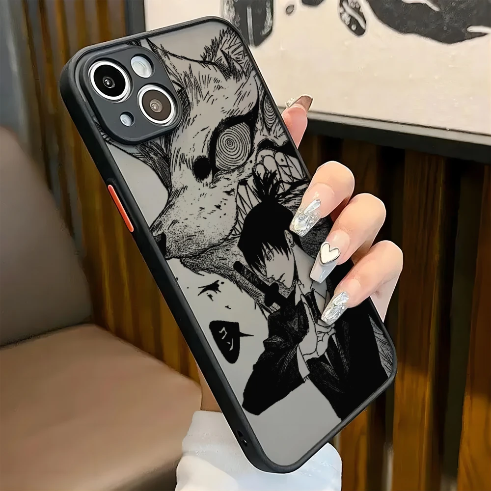 Chainsaw Man Anime Makima Transparent Phone Case
