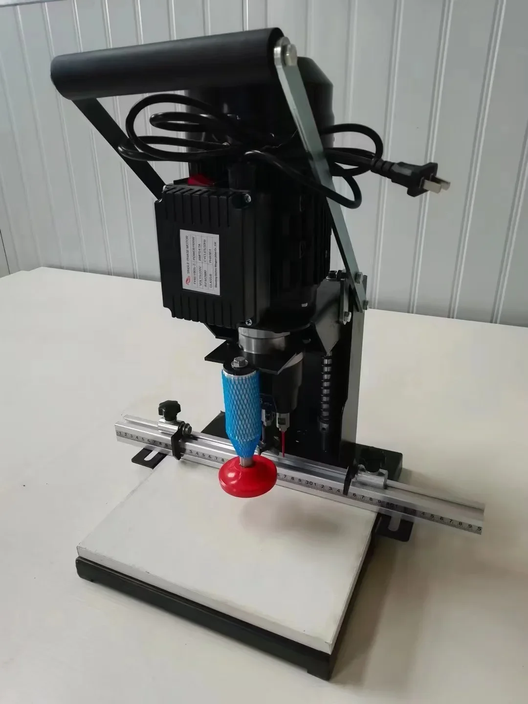 China Factory Sale Portable Hinge Hole Drilling Boring Machine Manual Hole Drilling Machine For Wood 3