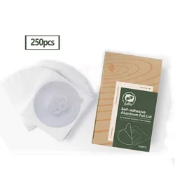 Premium Aluminum Coffee Capsule Seals - Disposable Foil Filter Lids (250pcs foils)