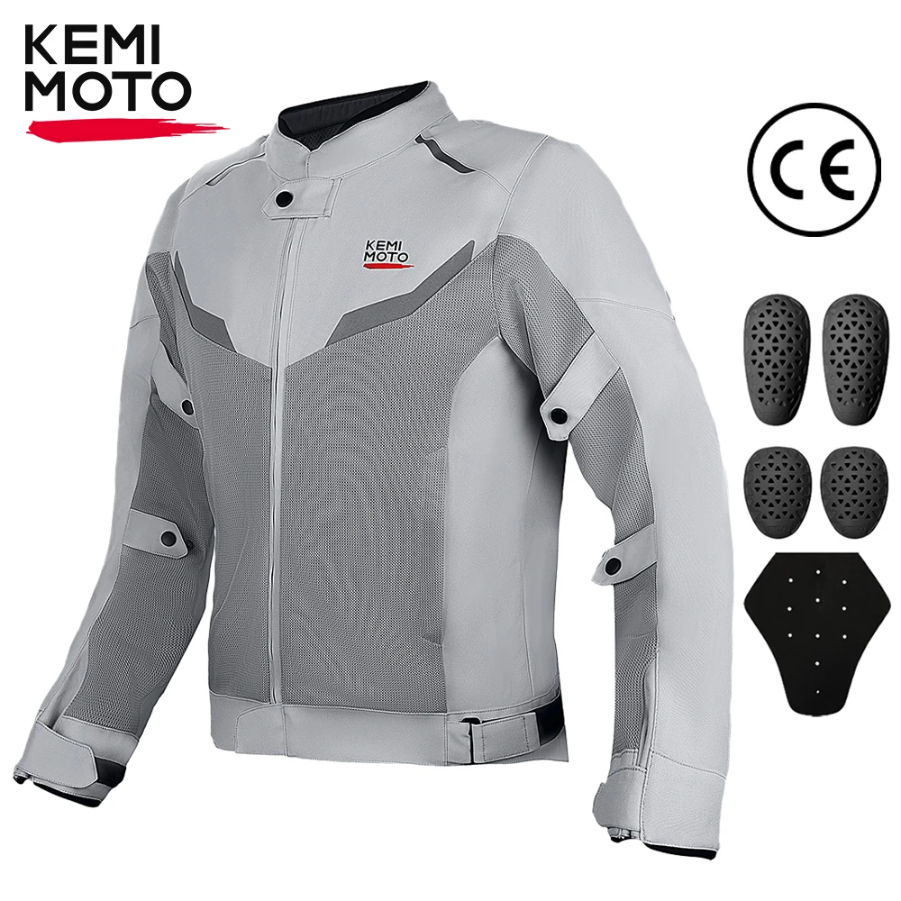 Motorcycle Riding Jacket Men Breathable Summer Clothing Built-in CE Protector Gear Soft Mesh Cycling Motocross Off-road Outfit motorcycle jacket motorcycle clothing