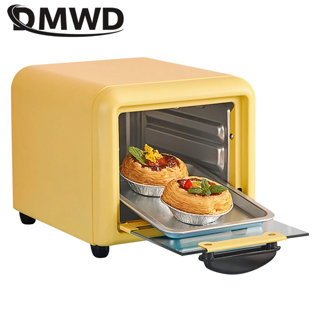 ELECTRIC OVEN DMWD HOUSEHOLD 5L ELECTRIC OVEN MINI BAKING TOOL BREAD TOASTER DESSERT CAKE PIZZA MAKER 2 LAYERS BREAKFAST MACHINE BBQ ROASTER