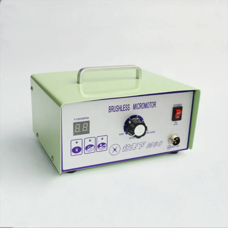 220V Micro Polishing Motor With M80 Handpiece Dental Lab Jewellery Engraving Polishing Machine
