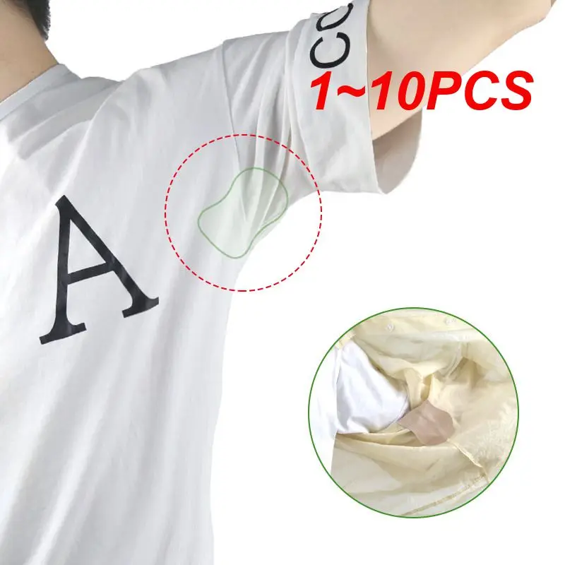 

1~10PCS Bag Women Armpit Sweat Pads Underarm Summer Disposable Absorbing Anti Perspiration Deodorant Patch Anti Sweat Stickers