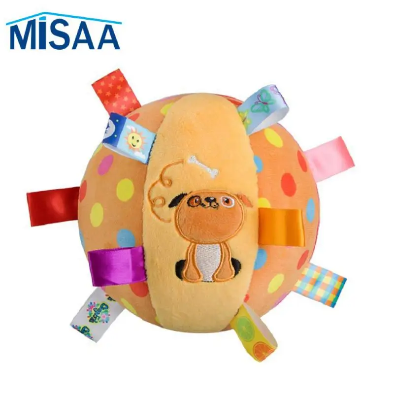 

Игрушка со звуком, красочная игрушка для собаки, колокольчик, плюшевый шар