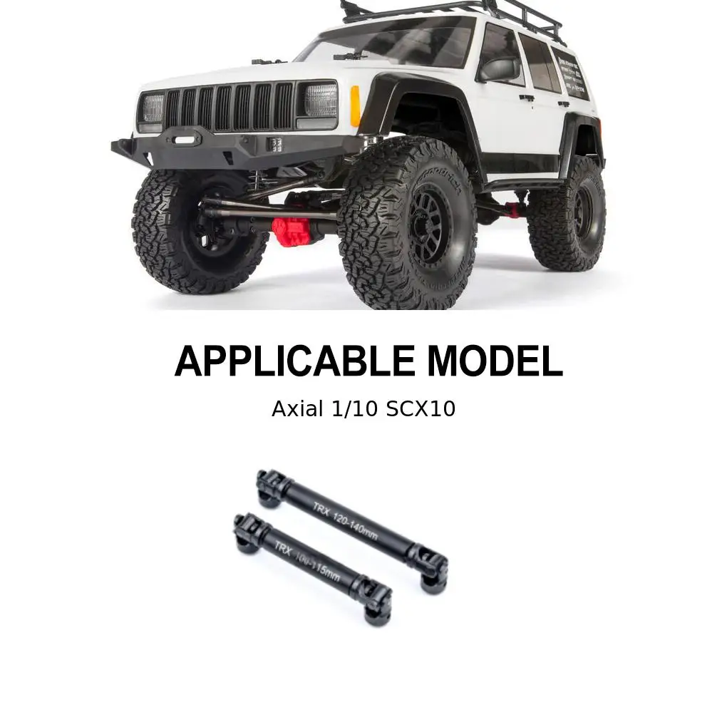 

1/10 стальной дизайн Универсальный приводной шарнир для осевого SCX10 TRX4 TRX6 RC Автомобильная деталь аксессуары для радиоуправляемых автомобилей