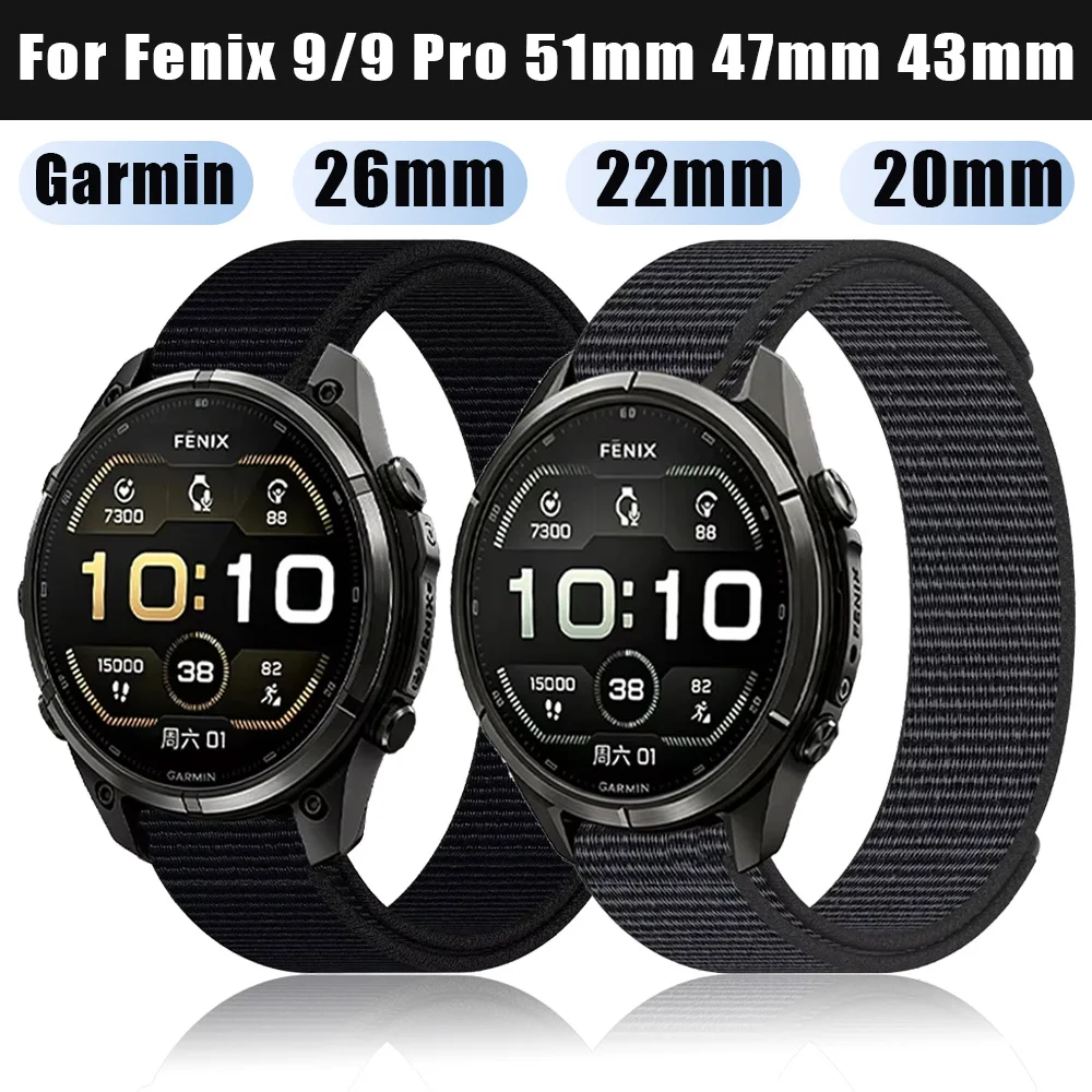 Enhanced Durable Hook and Loop Nylon Watch Strap Accessory
