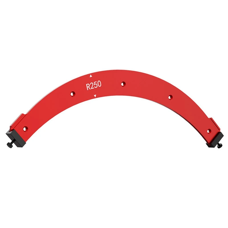 AT14 5 Inner/Outer Corner Large Arc Mold Electric Router Slotting Template Woodworking Curved Angle Chamfering Template Tools