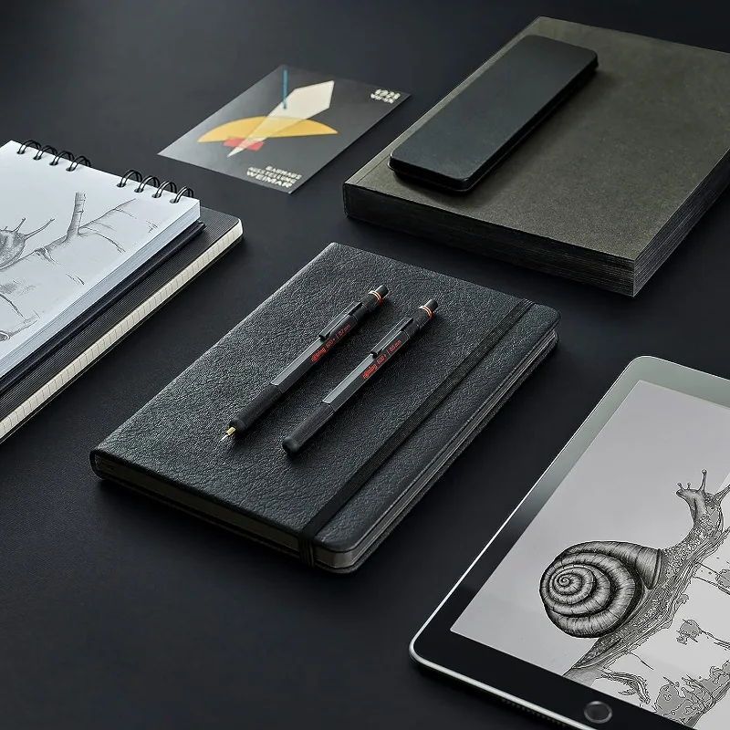 Rotring 800 mechanischer Graphit stift und Touchscreen-Stift, Hybrid-Design einzigartiger einziehbarer Mechanismus 