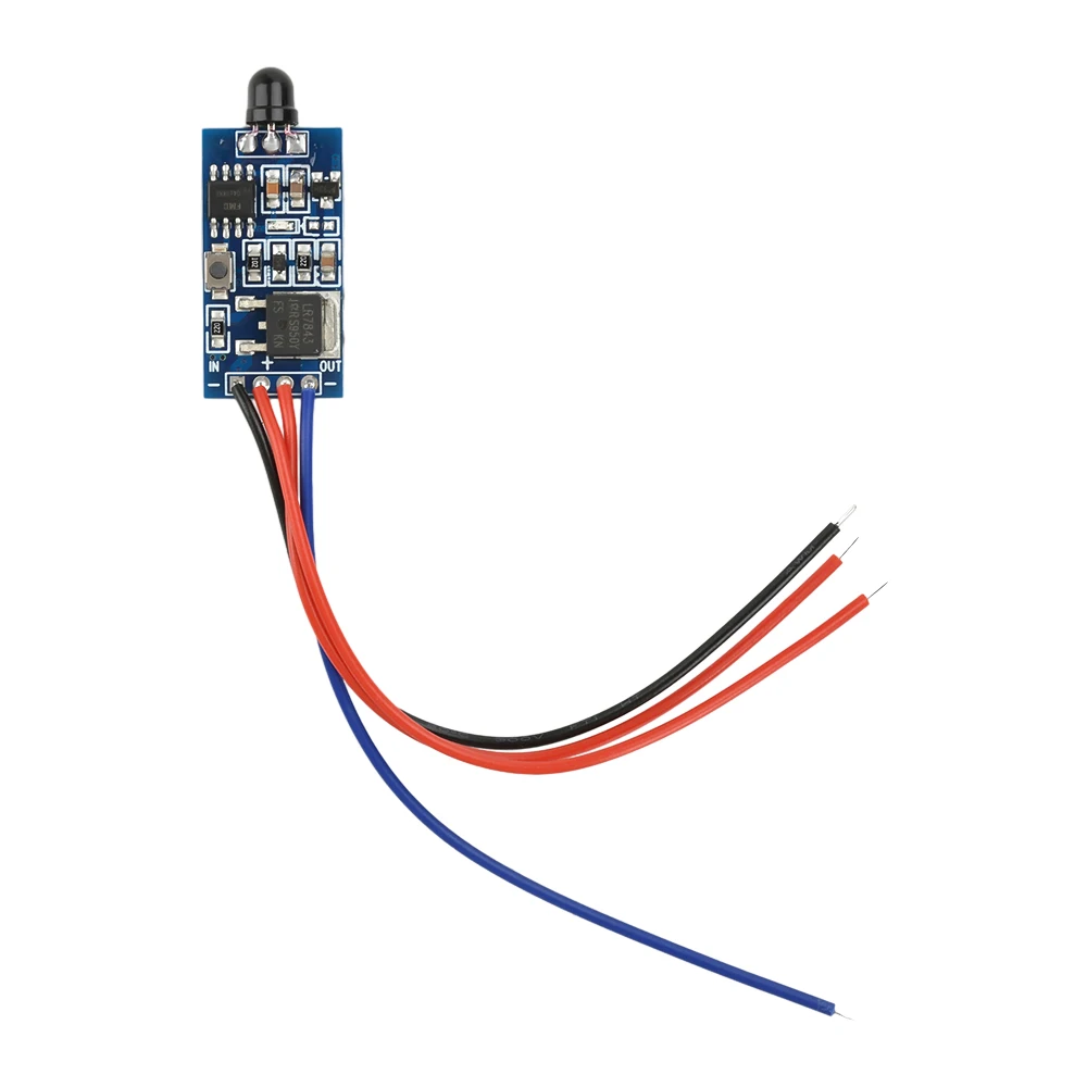 30W Wireless LED Light Module DC5-24V Breathing Flashing Infrared Remote Control Switch Dimming Module for Smart Home Automation