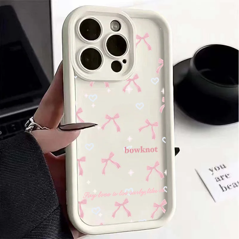 Chic Pink Bow Smartphone Case Cover