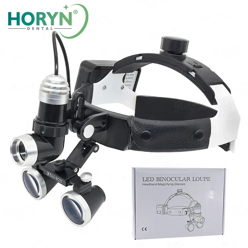 

Dental 5W LED Head Light Lamp for Binocular Loupes Brightness Spot Adjustable Dentistry Lab Headlamp Surgical Headlight