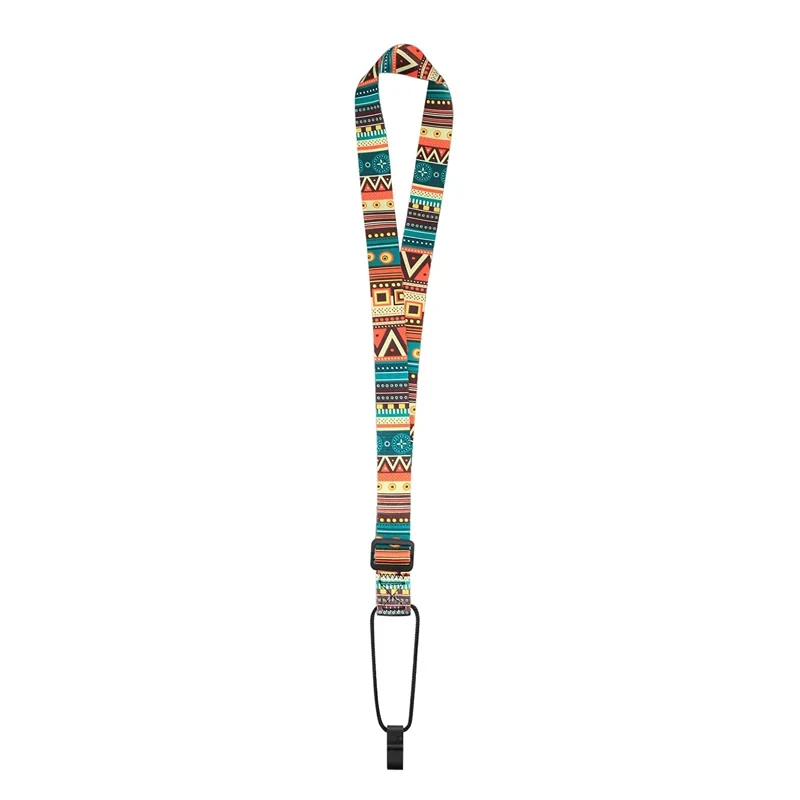 Miwayer Ethno-Stil Ukulele Gurt langlebig verstellbar Clip-On Hawaii Gitarren gürtel Schlinge Instrument Gitarre Zubehör – Detail 4