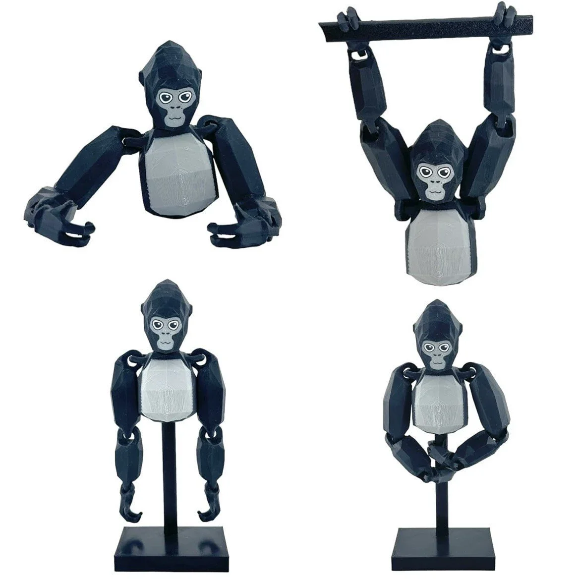 New Wave 3D Printing Gorilla Tags Monkey 3D Printing Doll Cartoon