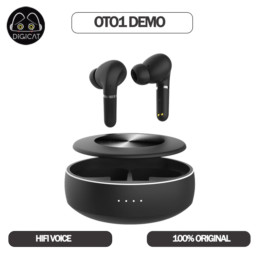 

Original OTO1 Wireless Earbuds TWS Earphones Bluetooth 5.2 ANC ENC Noise Reduction Headset Hifi Voice Ipx5 Sport Earphone E02