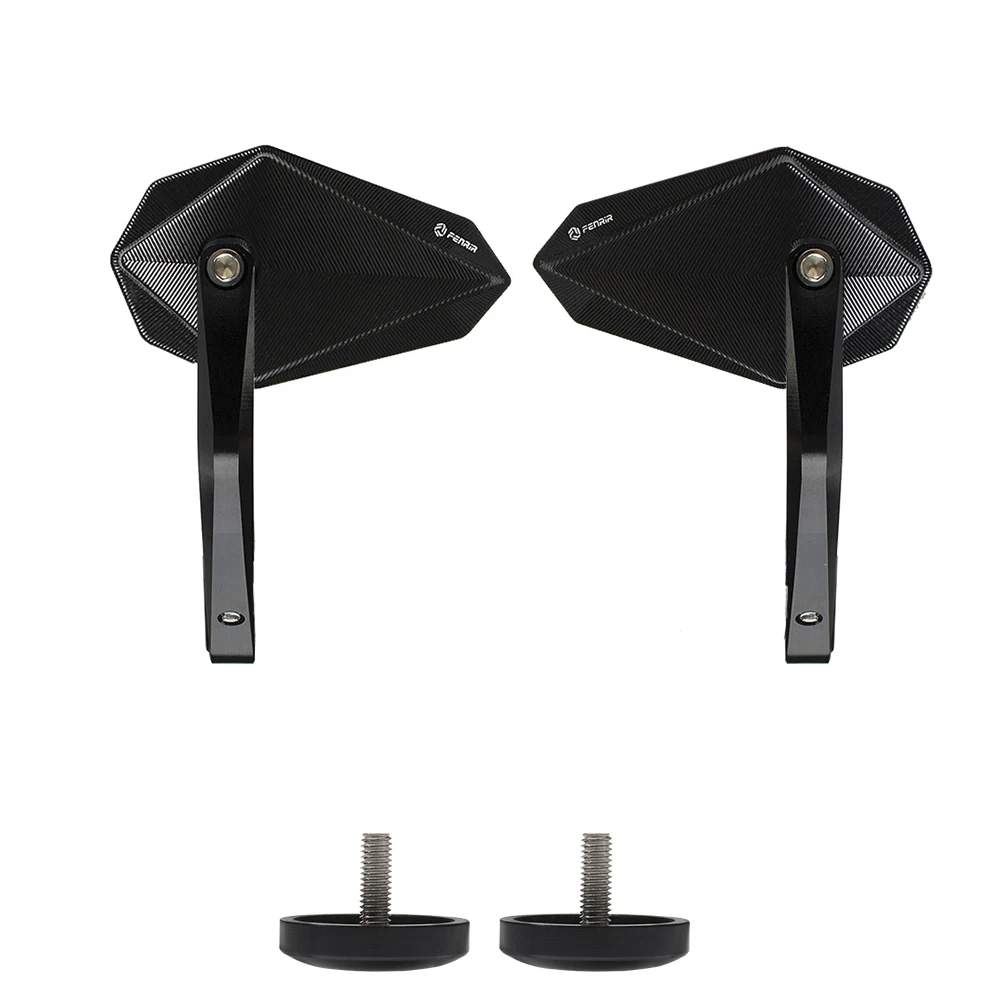 Emark Moto Bar End Mirror Per Speed Triple 1200Rs Bonneville Bobber T100 T120 Street Triple Trident Thruxton Street Twin
