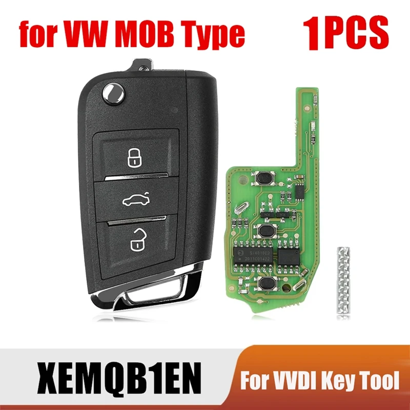 

Брелок для ключей с 3 кнопками и встроенным супер чипом для Xhorse XEMQB1EN, VW MQB, VVDI