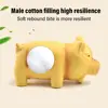 1PC Cute Rubber Sound Pig Grunting Squeak Latex Pet Chew Toys for Dog Squeaker Chew Training Puppy Supplies Pet Products 4