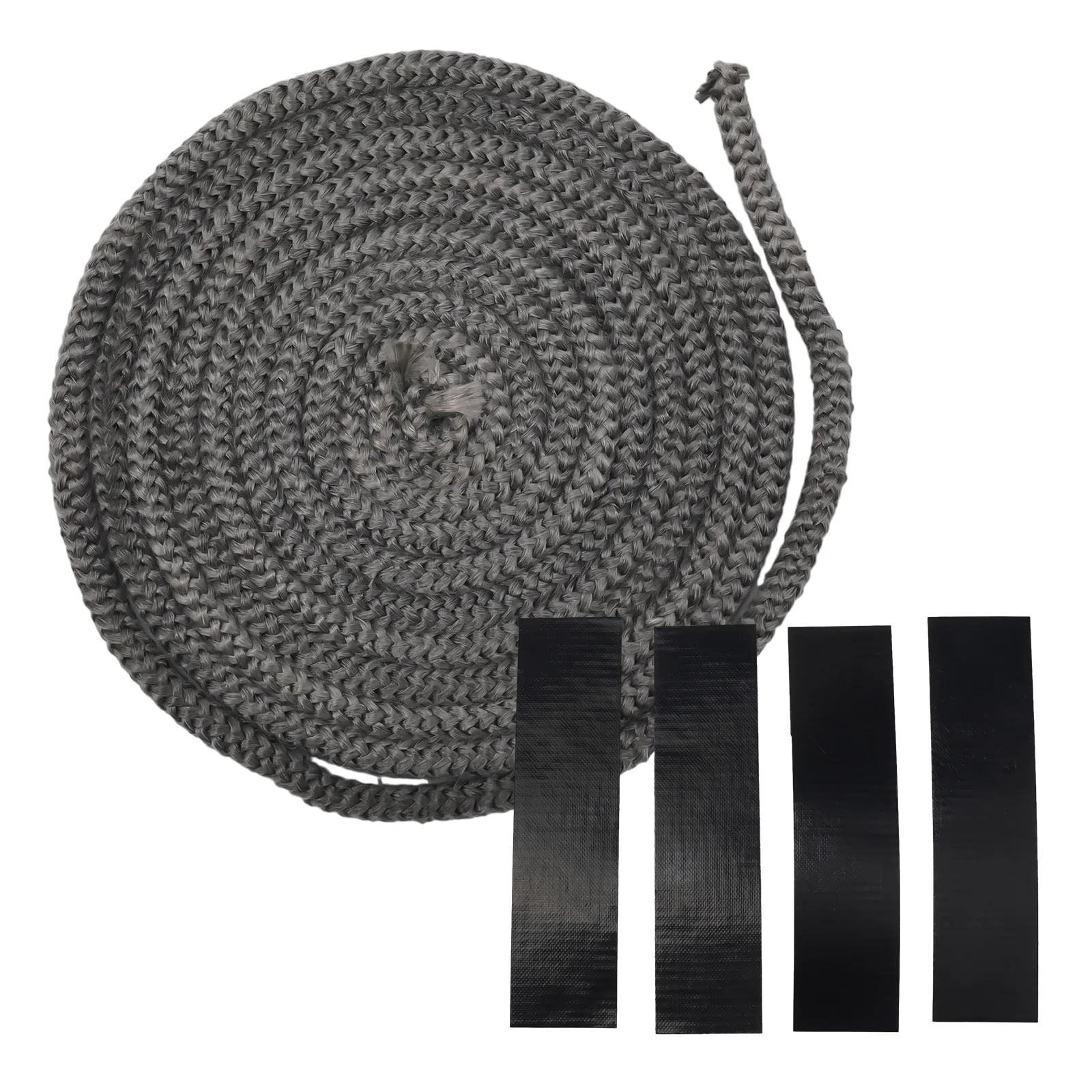 1pcs 3 Meters Fire Seal Stove Rope Fiberglass Ropes Adhesive Tape Pellet Stoves Replacement Wood Burning Stove
