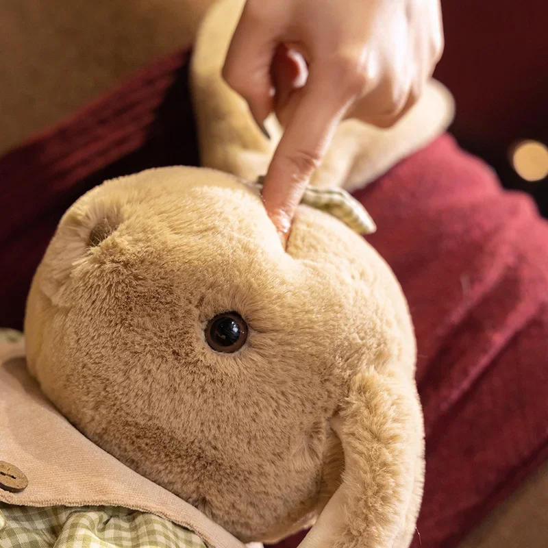 45cm/55cm Cute Plush Toy Stuffed Toy Rabbit Wear Dress Doll Babies Sleeping Companion Cute Doll Children's Gift
