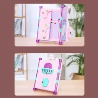 Girls Diary Toy  Cute Rich Accessories Festival Gift  Notebook Keys Pencil Ruler Book Toy Children Gift 1