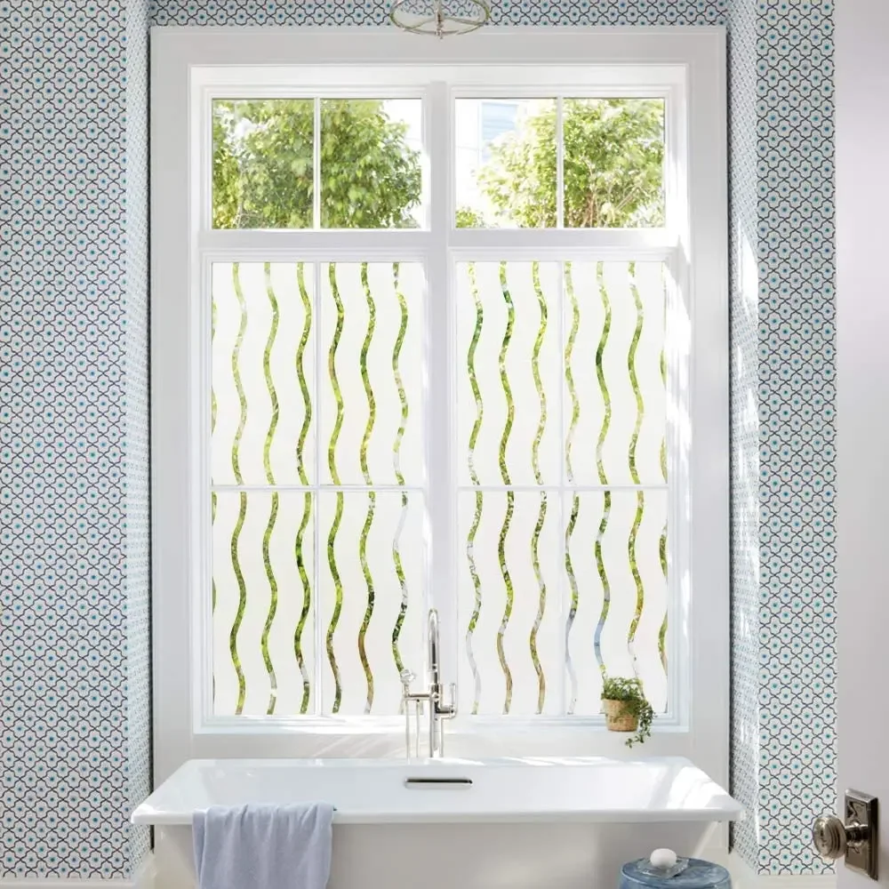 Window Film Privacy Light Protection Non Adhesive Removable Glass Covering Opaque Window Sticker Self Static Cling Vinyl Film window film window privacy film window sticker