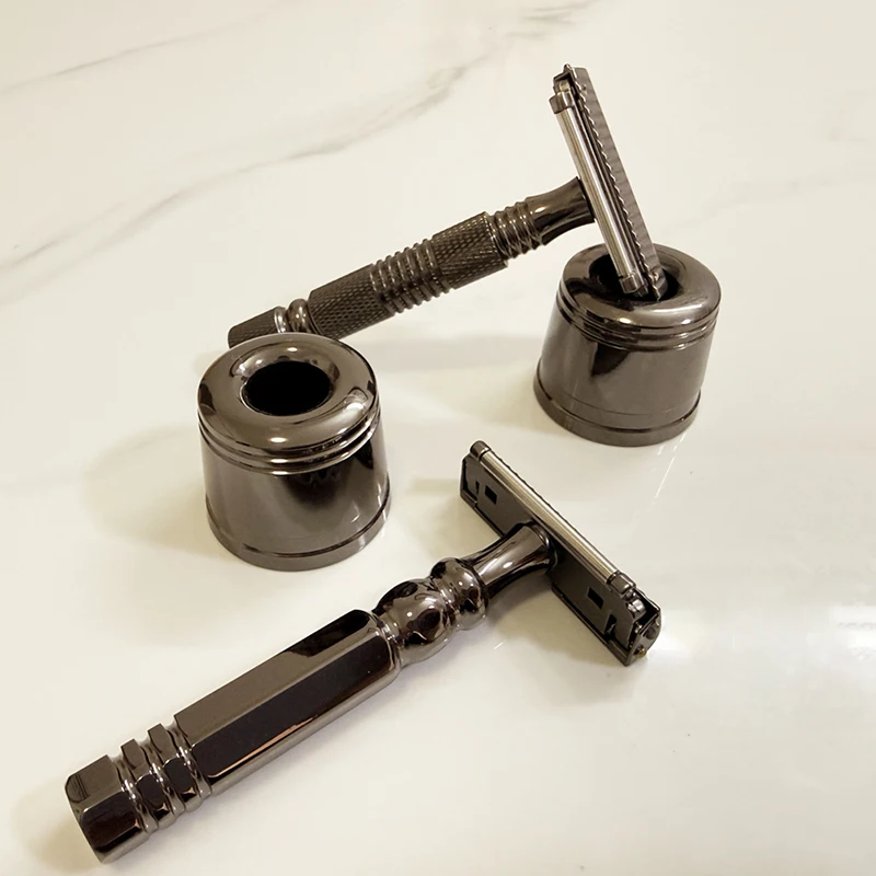 Whityle 22T-H Glide PRO 5.0 Universal Safety Razor Head Super Roller Shaver Double Half Blade Shaving Shave Head M5 Thread – Detail 16