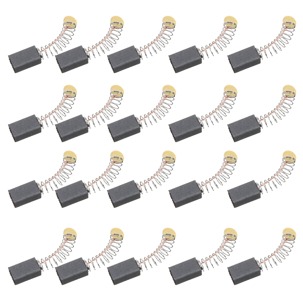 Motor Graphite 20Pc Carbon Brushes 5x8x15mm Motor Graphite Brushes Feathered Carbon ...