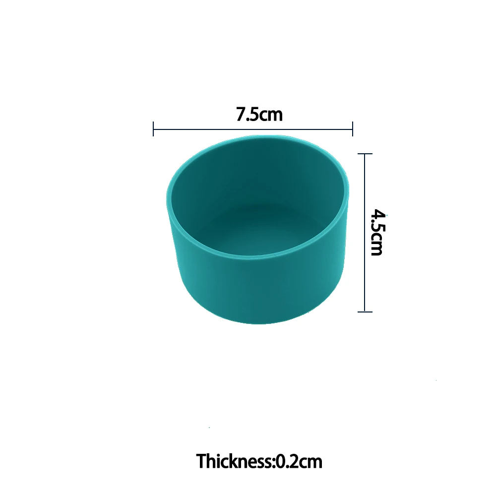 Silicone Cup Bottom Protector Sleeve - Anti-Damage Glass Bottle Accessory
