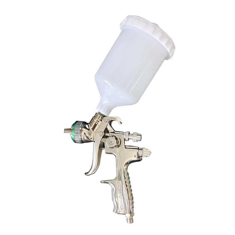 R817 Upper Pot 1.3 Caliber Spray Gun Top Paint Color Paint High Atomization Wide Fan Format Low Pressure Paint Saving Gun upper pot spray gun 1 3mm auto furniture leather sheet metal paint spray gun high atomization 6800 gravity manual pneumatic tool