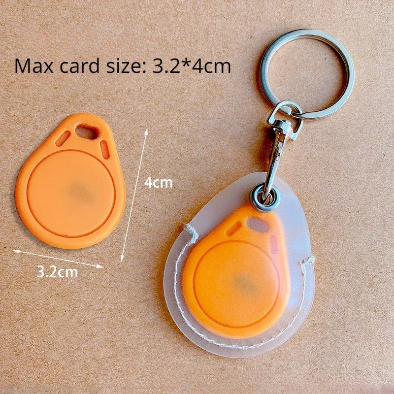 Transparent Bus Card Holder with Key Ring Convenient ID Card IC Bags Access Cards Protective Cases credit card holder,card holder,card protector,idol card protector,photo card holder