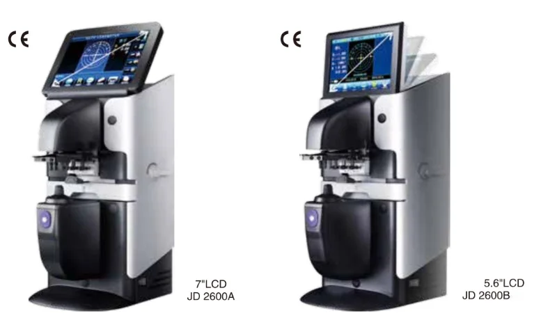 JD2600B Digital Auto Lensmeter with 5.6'' Colorful Touch Screen Optical Lensometer Focimeter Aluminum Box