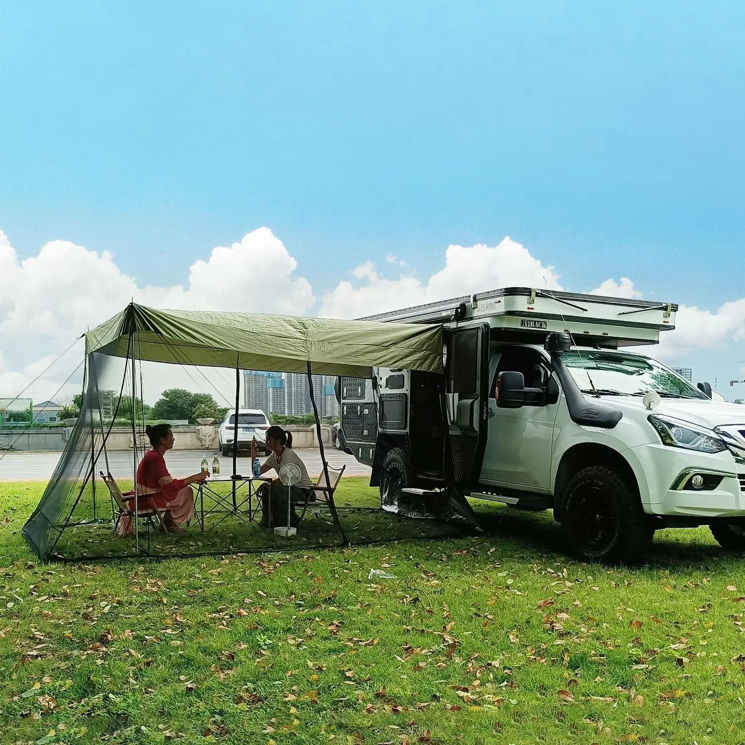 Auto Kofferraum Zelt Outdoor-Fahrtour Grill Camping kleine und mittlere  Geländewagen Heck verdickt wasserdicht Sonnenschutz Zelt - AliExpress