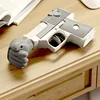 Scissor Stone Cloth Gun Stress Relief Fair Guessing Fist Gun Toys Parent-Child Interaction Children Party Game Props 4