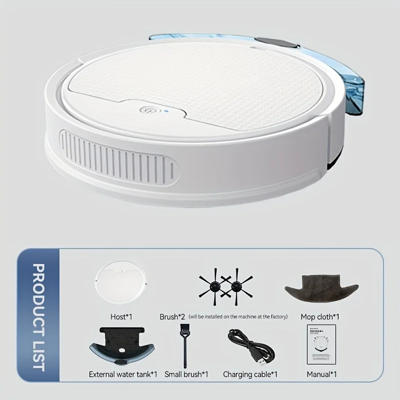 

Fully Automatic Water Tank Sweeping And Mopping Machine, Rechargeable Vacuum Cleaner Household Intelligent Sweeping Robot