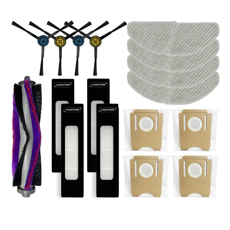 

For Midea S8 / S8+ Plus Robot Vacuum Cleaner Accessories Hepa Filter Mop Cloth Dust Bag