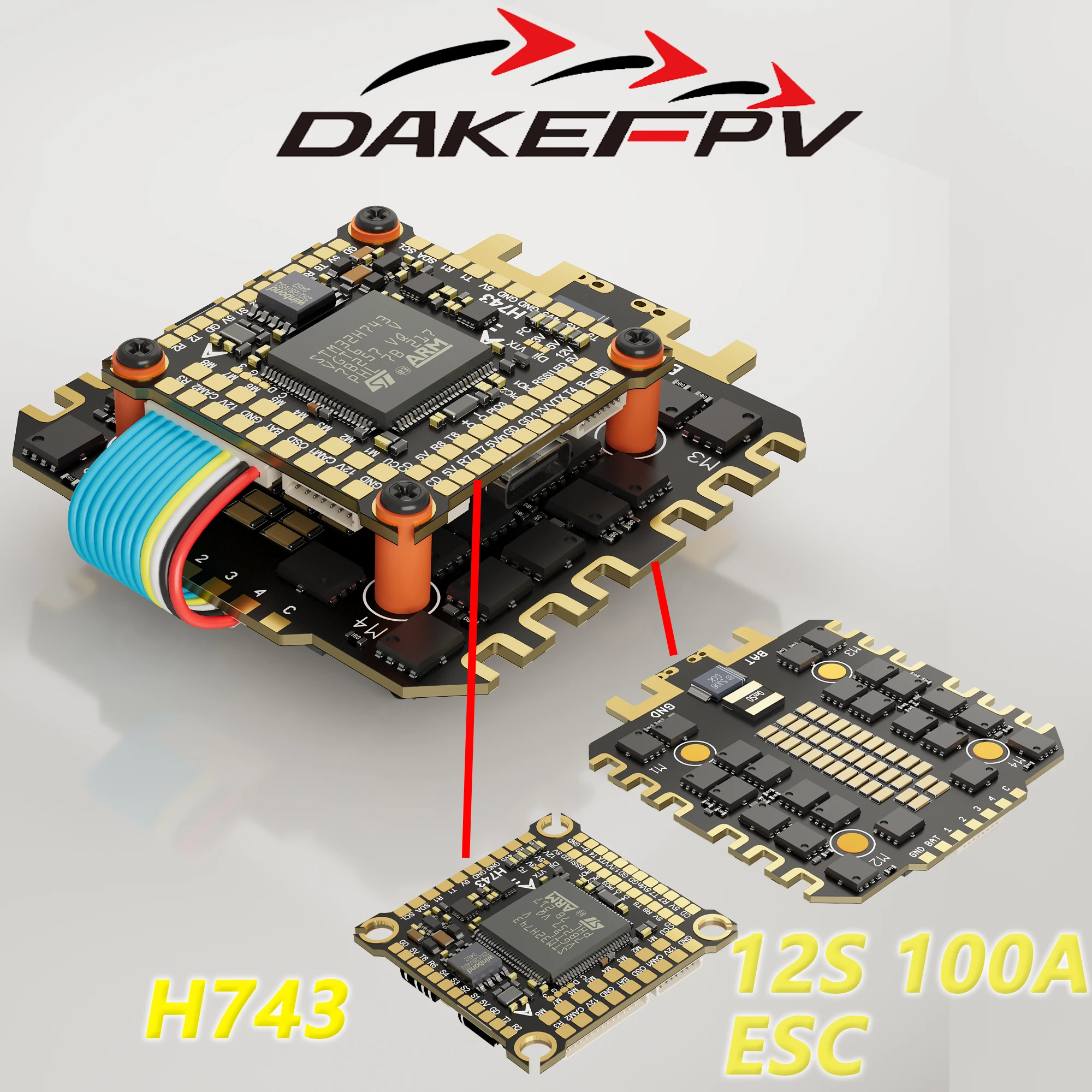 รูปสินค้า ชุดควบคุมโดรน FPV ประสิทธิภาพสูง 12S 120A