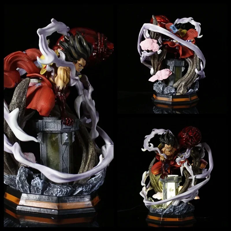 

One Piece Gk Anime Action Figure Wano Gear 4 Monkey D Luffy Figma Figurine 26cm Pvc Model Snake Man Desktop Statuetoys Kid