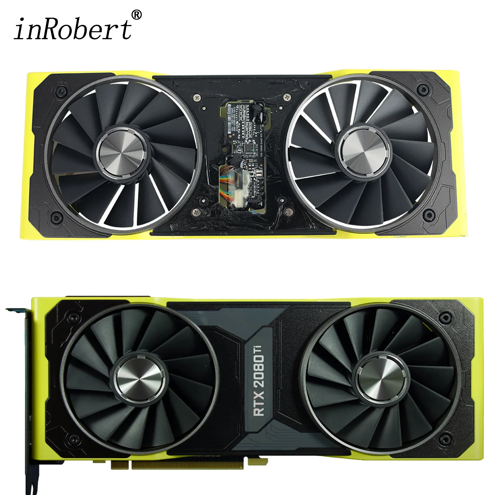 Ventola Di Raffreddamento Muslimex Per Ventola Di Ricambio Per Scheda Grafica Nvidia Geforce Rtx 2080 Ti Cyberpunk Con Custodia