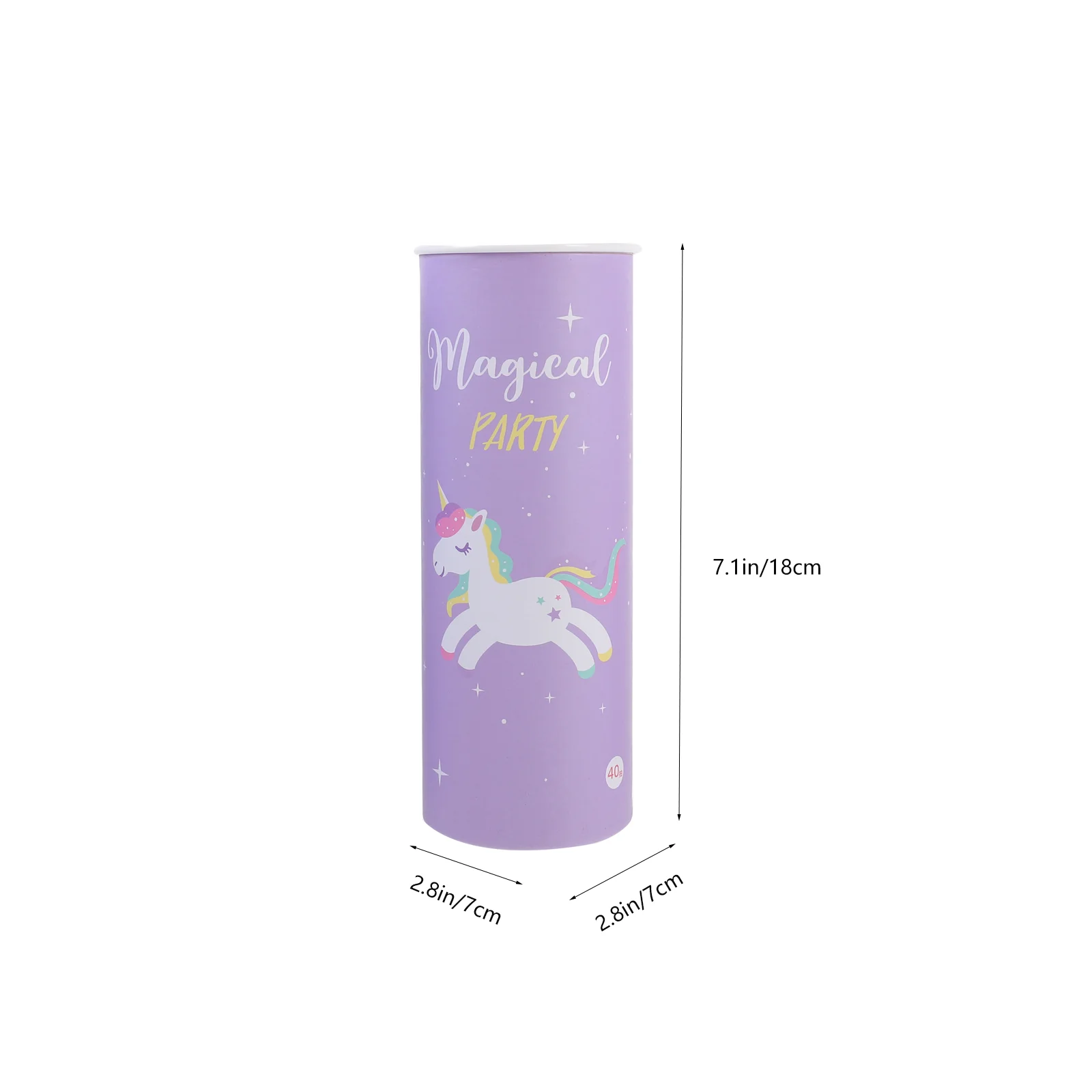 3 Pcs Car Decor Napkins Adorable Colorful Cartoon Paper Cylinder Unicorn Decorative Tissue Party Dinner Table Holiday Travel