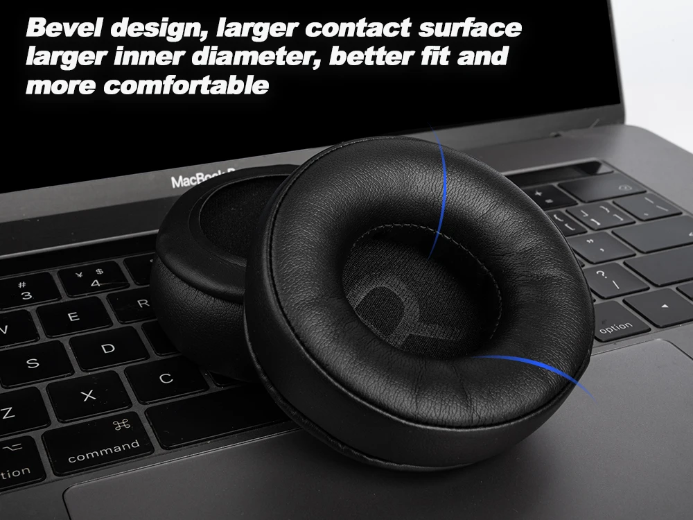 Premium Replacement Earphone Pads - Soft Mesh Memory Foam Protein Earpads Earmuffs