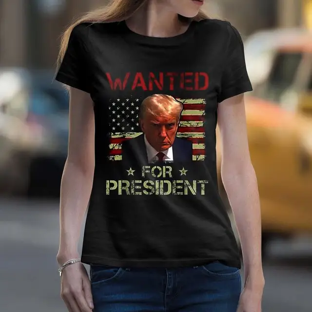 Never Surrender Trump T-Shirt | 2024 Mugshot T-Shirt | Funny Trump 2024 Shirts with Mugshot Design Cool Mugshot T-Shirt 5