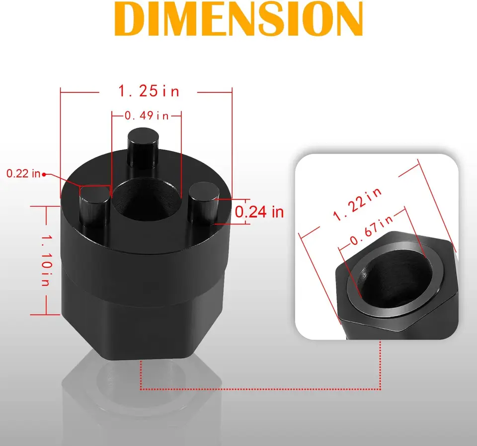 Estrattore Per Mozzo Frizione Compressore A/C – 20mm, Per Compressori 5SE09C, 5SE12C, 6SEL14C, Compatibile Con Audi, BMW, Fiat, Ford
