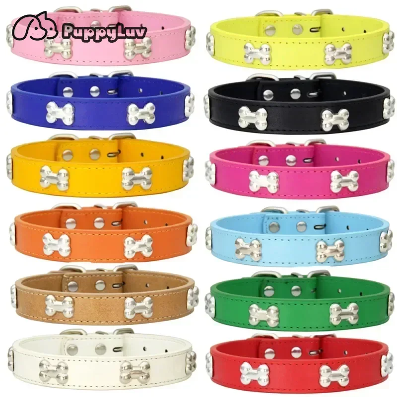 Collari Per Cani Da Compagnia Durevoli In Pelle Ossea Collari Per Cuccioli Per Cani Di Piccola Taglia Chihuahua Accessori Per Gatti Collare Per Animal