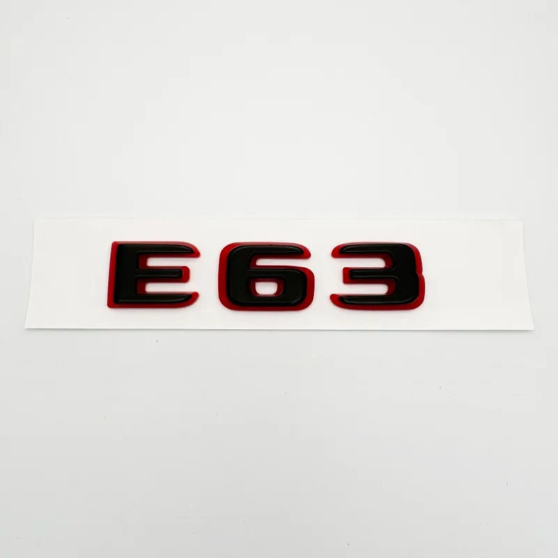 2024 신형 투톤 레터링 숫자 엠블럼 E43 E53 E63s 자동차 펜더 트렁크 리어 W212 W213 W214 스티커 로고 액세서리