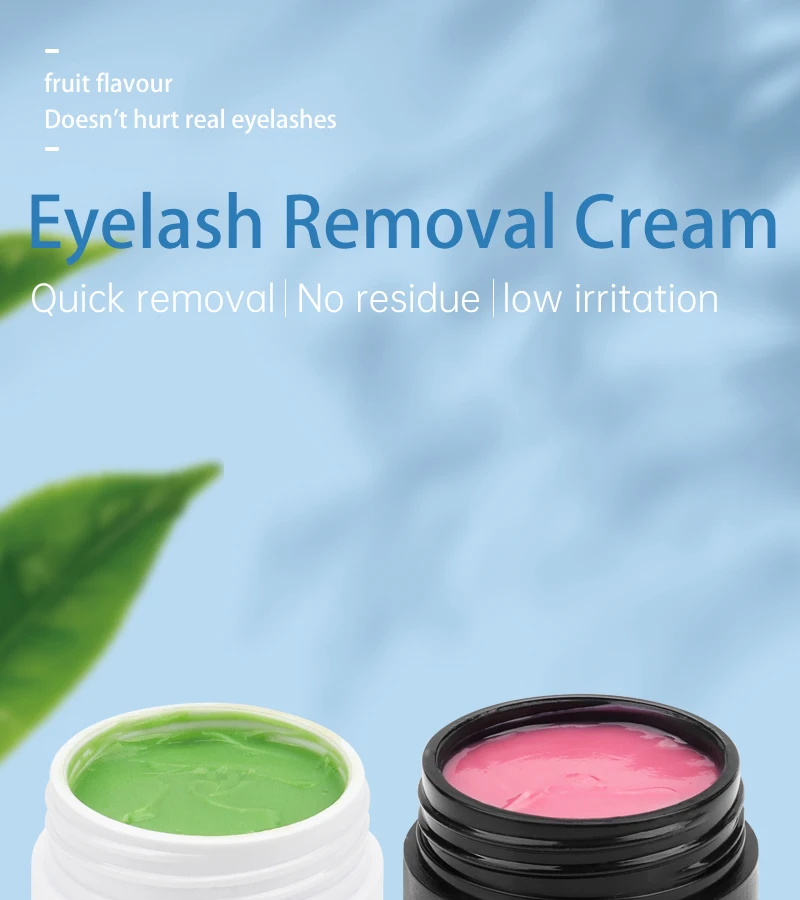 Description Picture 2 of itemFast Cleaning Lash Glue Cream Remover Non Irritating Grafting Eyelash Extension Adhesive Gel Remover for Makeup Tools 10g