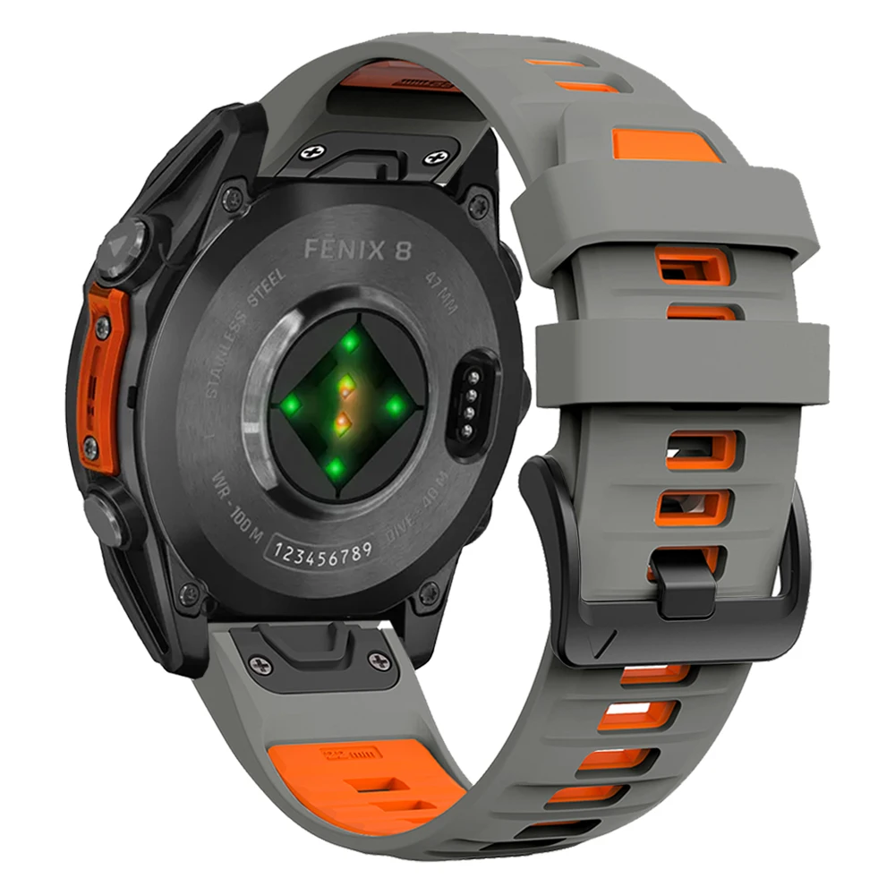 Premium Silicone Strap Bracelet for Smartwatches - QuickFit 22mm/26mm