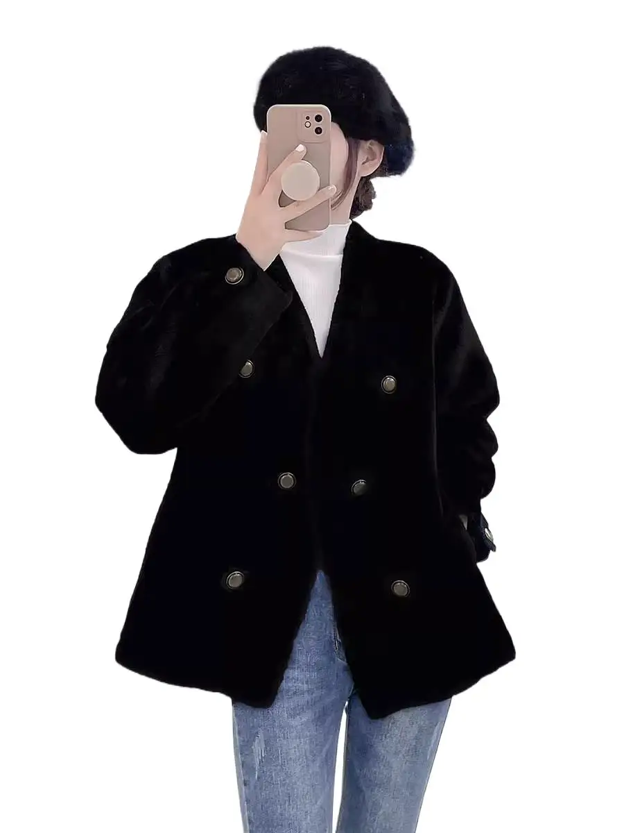 

Women's Clothing Mink Fur Faux Fur Coat Winter New top 24