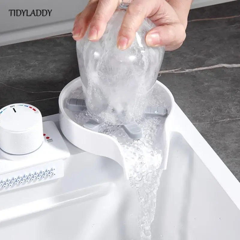 Stainless Steel Kitchen Sink Multifuctional Sink Waterfall Kitchen Faucets Left Drainer Accessories